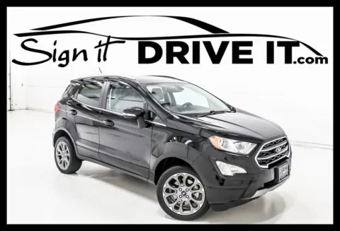 Black 2020 Ford EcoSport Titanium for sale in Denton, TX