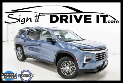 Blue 2024 Chevrolet Traverse LT for sale in Denton, TX