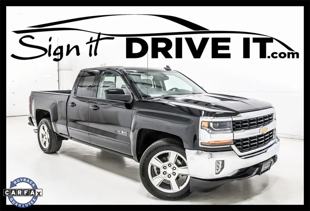 Black 2017 Chevrolet Silverado 1500 LT for sale in Denton, TX
