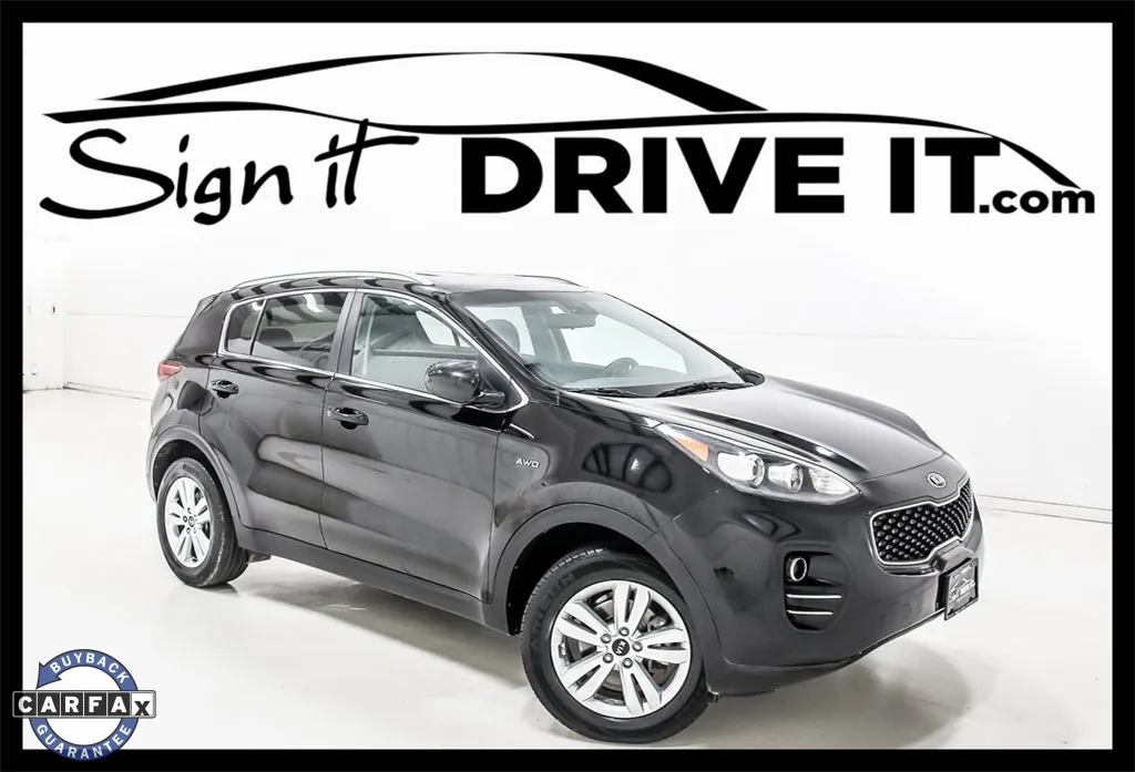 Black 2019 Kia Sportage LX for sale in Denton, TX