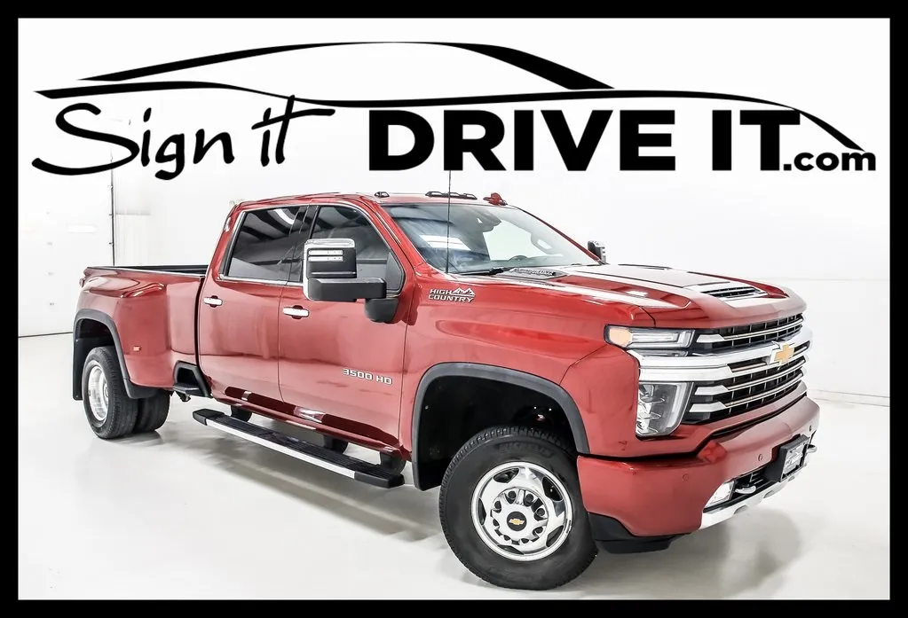 Red 2020 Chevrolet Silverado 3500HD High Country for sale in Denton, TX
