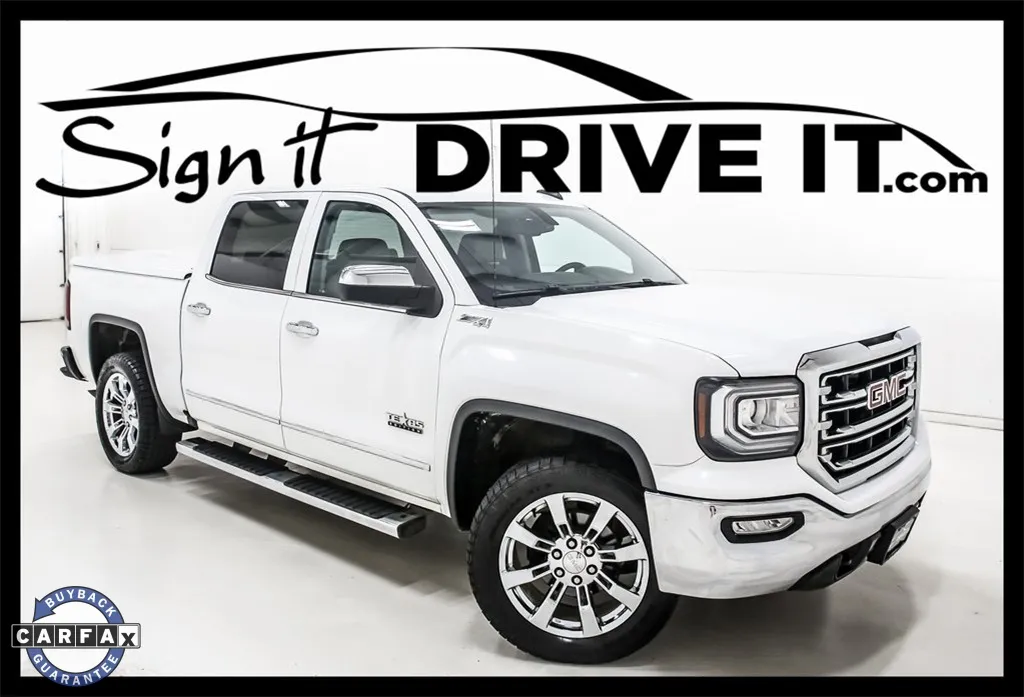 White 2018 GMC Sierra 1500 SLT for sale in Denton, TX