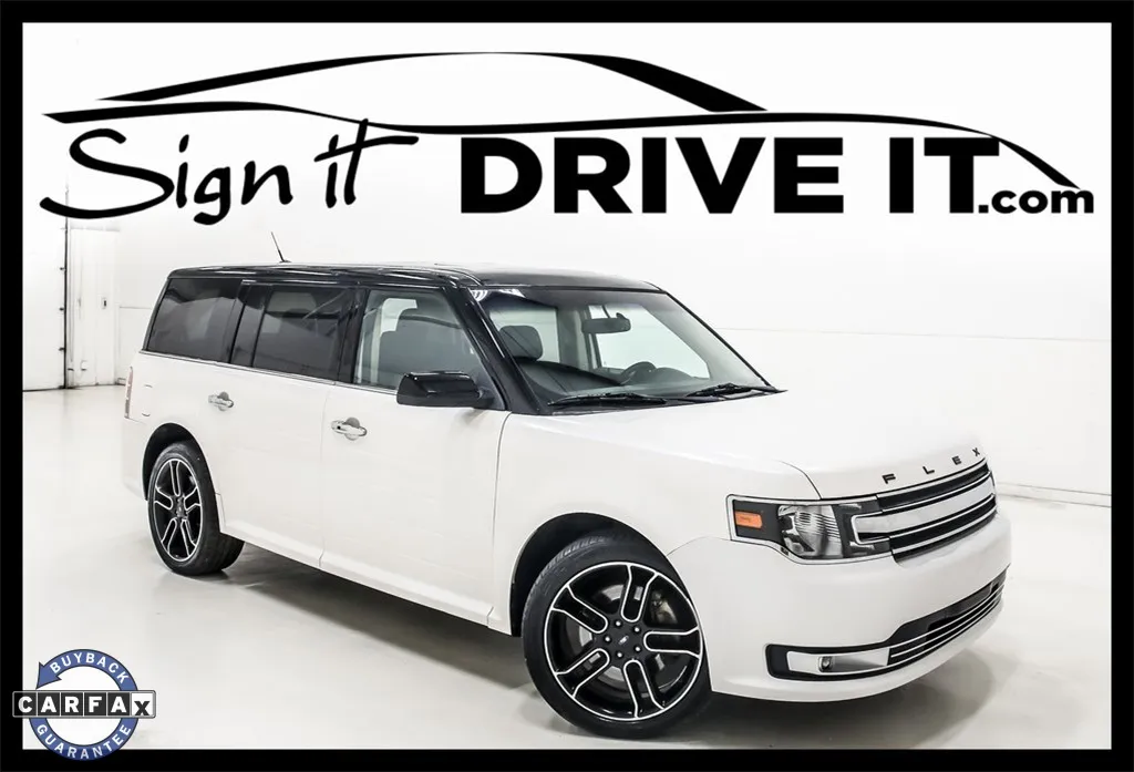 White 2015 Ford Flex SEL for sale in Denton, TX
