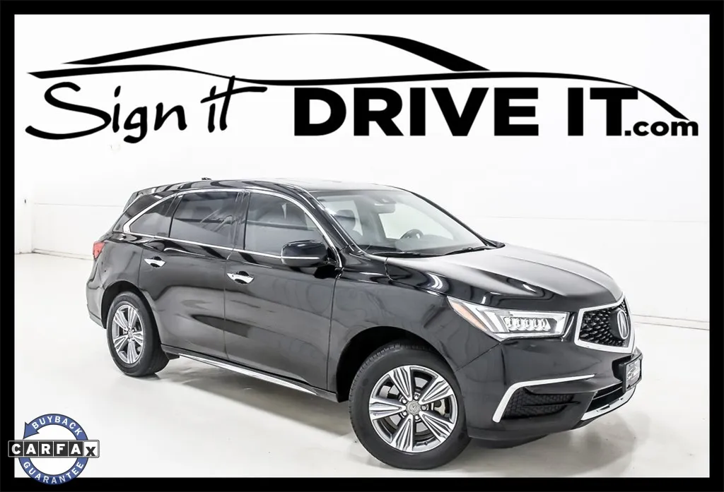 Black 2020 Acura MDX 3.5L for sale in Denton, TX