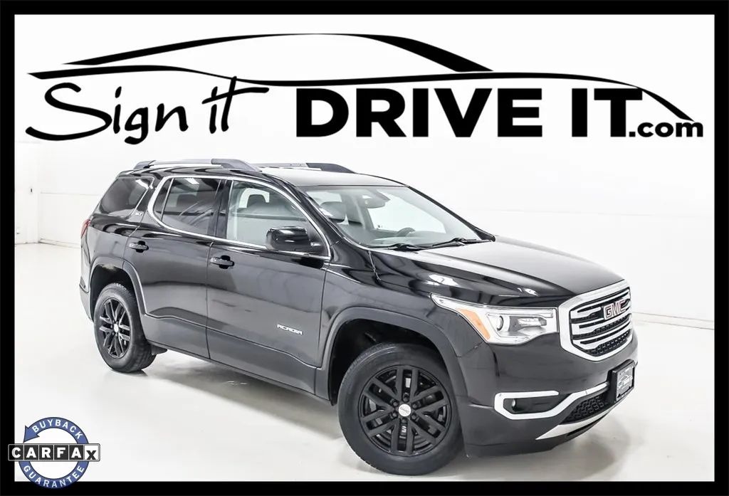 Black 2019 GMC Acadia SLT-1 for sale in Denton, TX