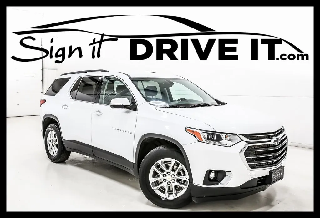 White 2020 Chevrolet Traverse LT for sale in Denton, TX