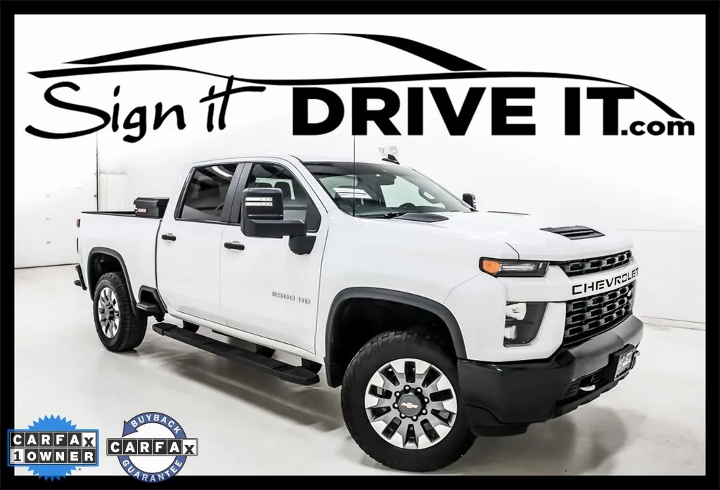 White 2022 Chevrolet Silverado 2500HD Custom for sale in Denton, TX
