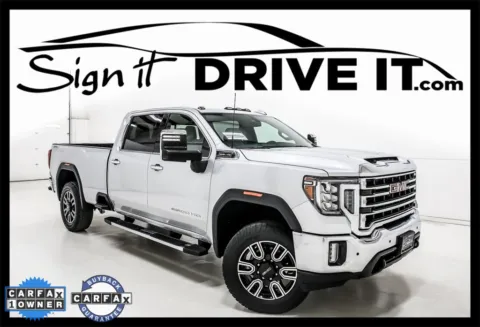 Silver 2021 GMC Sierra 3500HD SLT for sale in Denton, TX