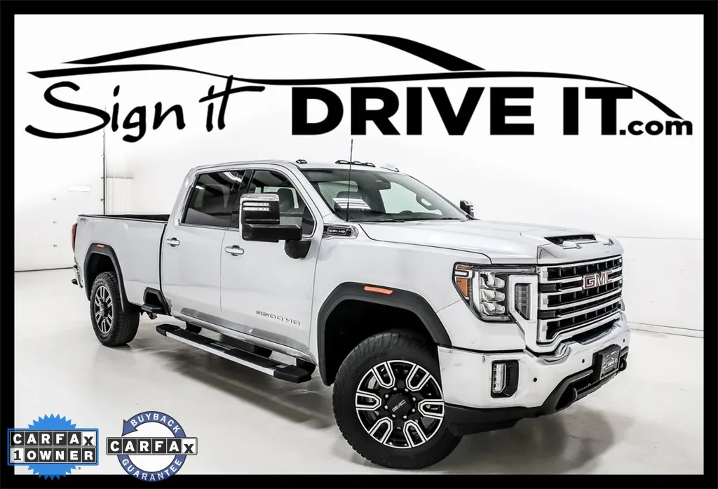 Silver 2021 GMC Sierra 3500HD SLT for sale in Denton, TX