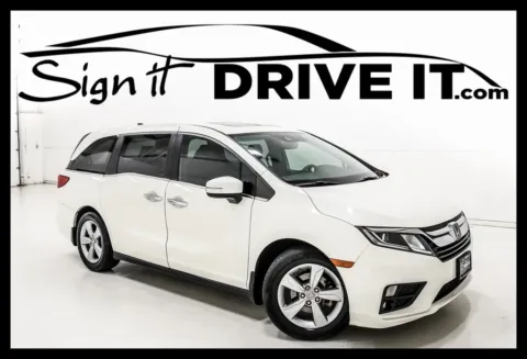 White 2019 Honda Odyssey EX-L for sale in Denton, TX