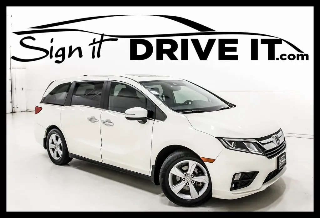 White 2019 Honda Odyssey EX-L for sale in Denton, TX