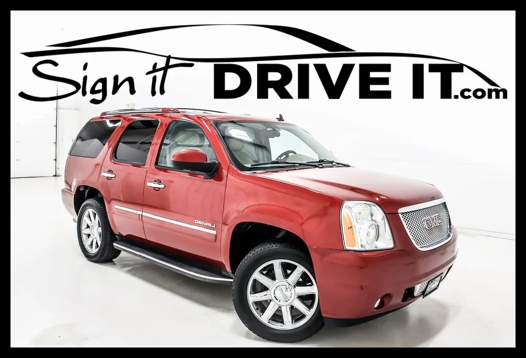 Red 2013 GMC Yukon Denali for sale in Denton, TX