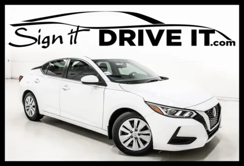 White 2021 Nissan Sentra S for sale in Denton, TX