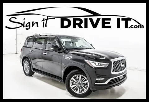 Black 2018 INFINITI QX80 for sale in Denton, TX