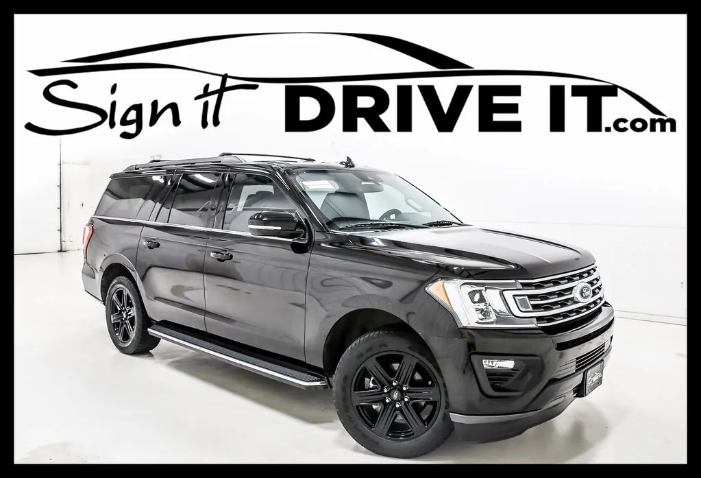 Black 2021 Ford Expedition Max XLT for sale in Denton, TX