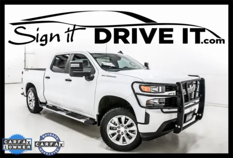White 2021 Chevrolet Silverado 1500 Custom for sale in Denton, TX