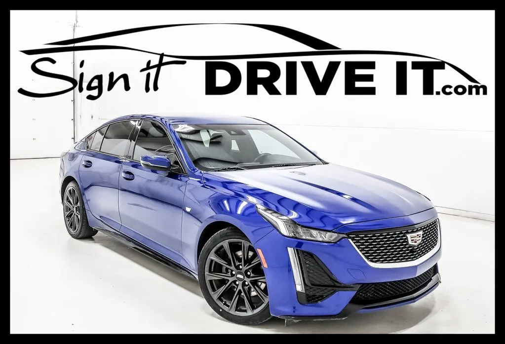 Blue 2021 Cadillac CT5 Sport for sale in Denton, TX