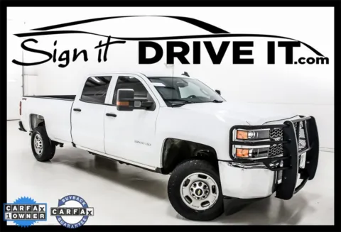White 2019 Chevrolet Silverado 2500HD Work Truck for sale in Denton, TX