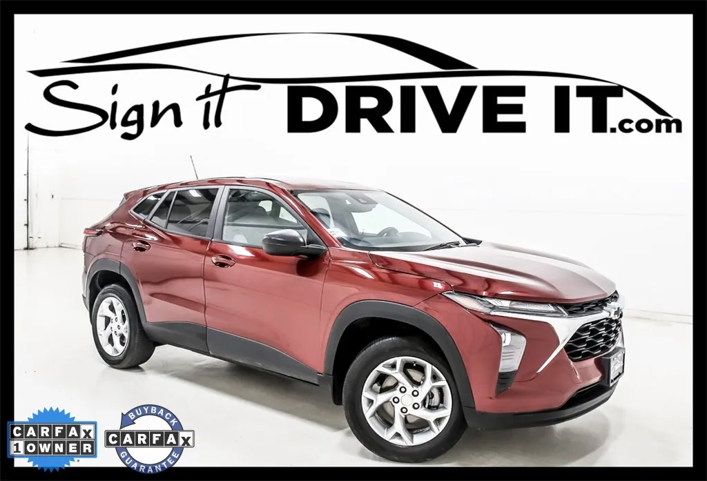 Red 2025 Chevrolet Trax LS for sale in Denton, TX
