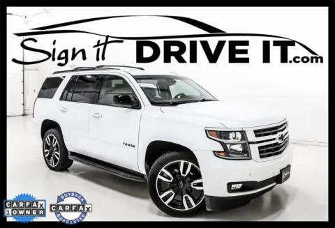 White 2018 Chevrolet Tahoe Premier for sale in Denton, TX