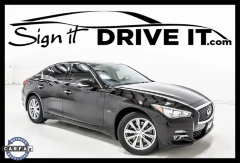 Black 2016 INFINITI Q50 2.0t Premium for sale in Denton, TX