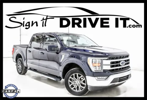Blue 2021 Ford F-150 Lariat for sale in Denton, TX