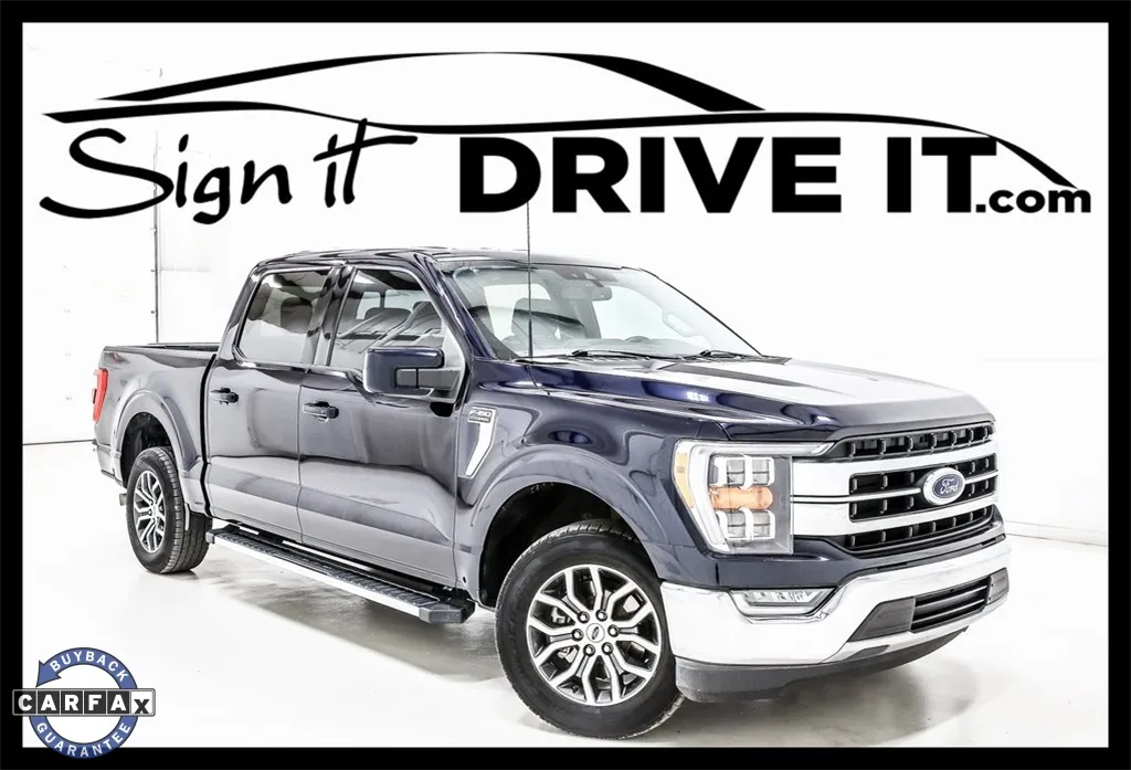 Blue 2021 Ford F-150 Lariat for sale in Denton, TX