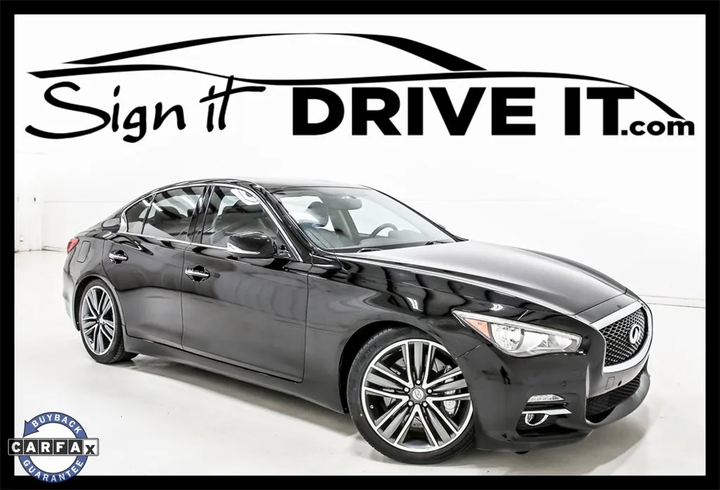 Black 2015 INFINITI Q50 Sport for sale in Denton, TX