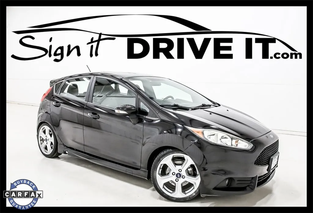 Black 2015 Ford Fiesta ST for sale in Denton, TX