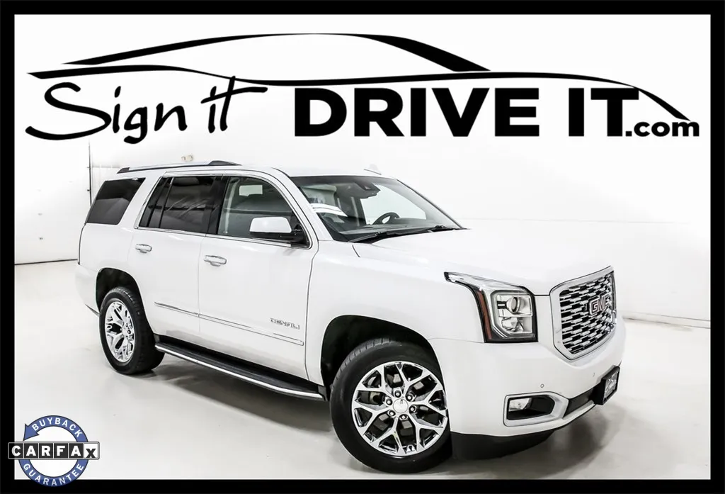 White 2018 GMC Yukon Denali for sale in Denton, TX