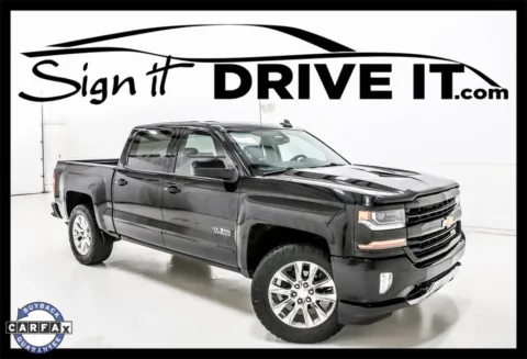 Black 2018 Chevrolet Silverado 1500 LT for sale in Denton, TX