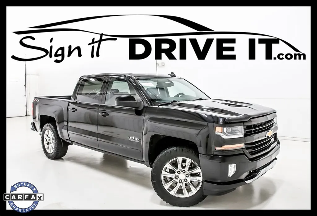 Black 2018 Chevrolet Silverado 1500 LT for sale in Denton, TX