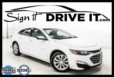 White 2020 Chevrolet Malibu LT for sale in Denton, TX