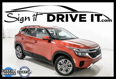 Orange 2024 Kia Seltos S for sale in Denton, TX
