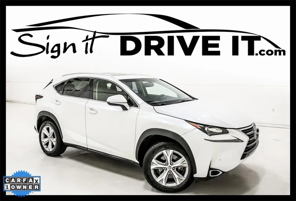 White 2017 Lexus NX 200t for sale in Denton, TX