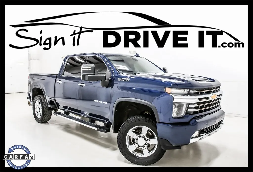 Blue 2020 Chevrolet Silverado 2500HD High Country for sale in Denton, TX