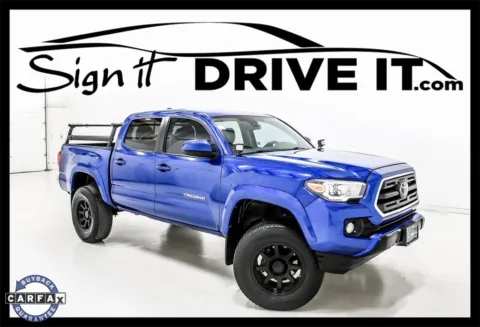 Blue 2018 Toyota Tacoma SR5 for sale in Denton, TX
