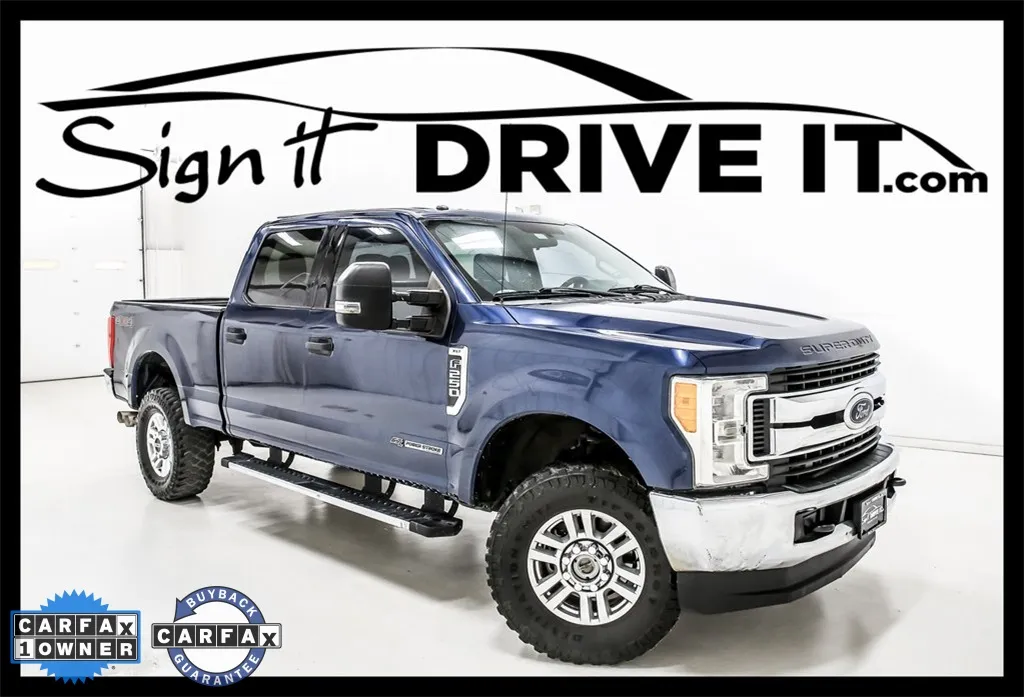 Blue 2017 Ford F-250SD XLT for sale in Denton, TX