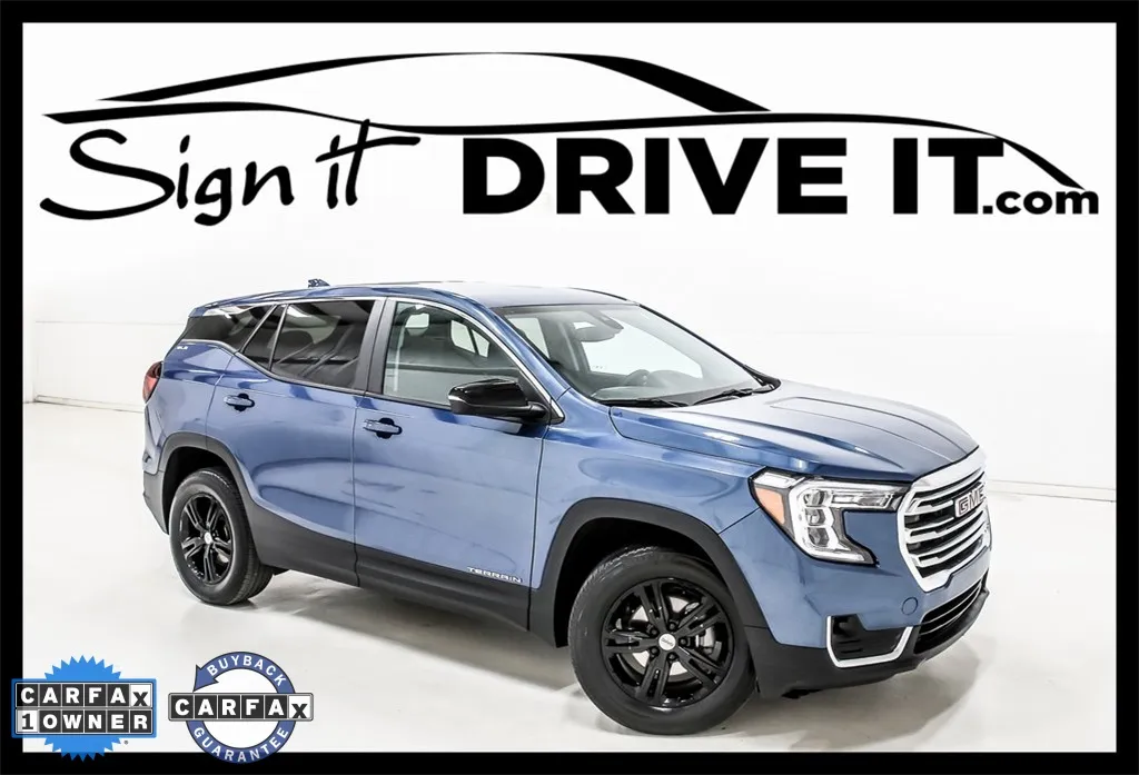 Blue 2024 GMC Terrain SLE for sale in Denton, TX