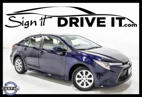 Black 2021 Toyota Corolla LE for sale in Denton, TX