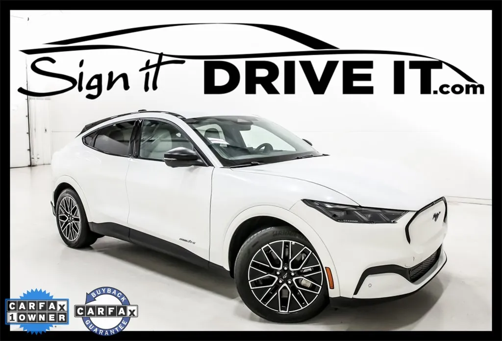 White 2025 Ford Mustang Mach-E Premium for sale in Denton, TX