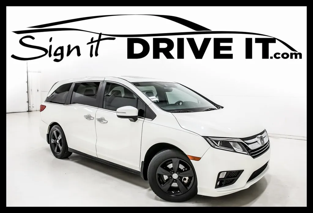 White 2018 Honda Odyssey EX-L for sale in Denton, TX