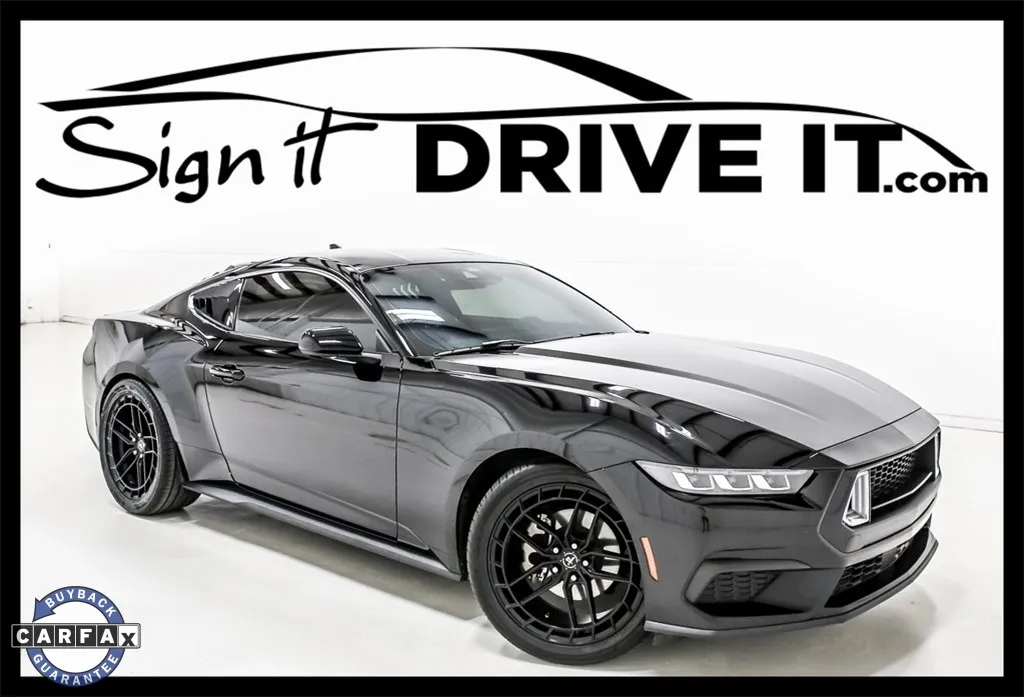 Black 2024 Ford Mustang EcoBoost for sale in Denton, TX