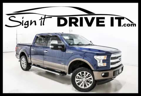 Blue 2017 Ford F-150 Lariat for sale in Denton, TX