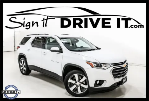 White 2019 Chevrolet Traverse 3LT for sale in Denton, TX