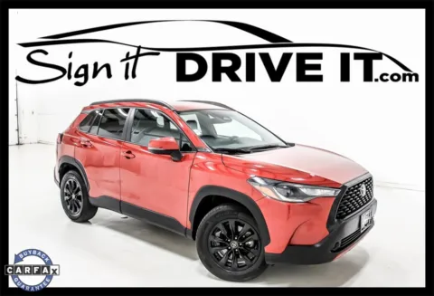 Red 2024 Toyota Corolla Cross LE for sale in Denton, TX