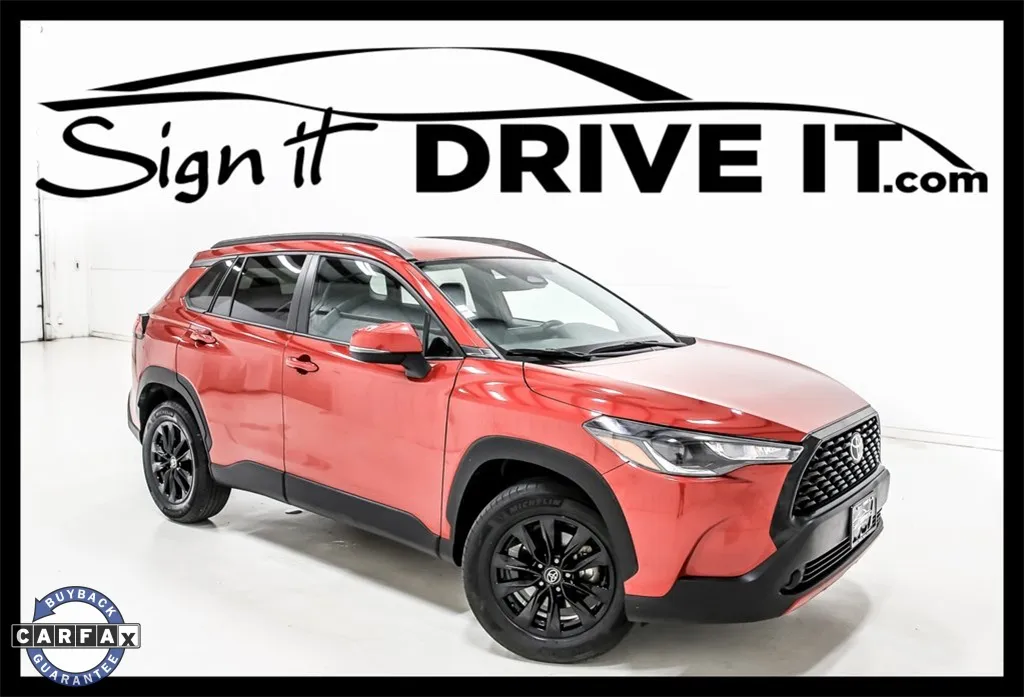 Red 2024 Toyota Corolla Cross LE for sale in Denton, TX