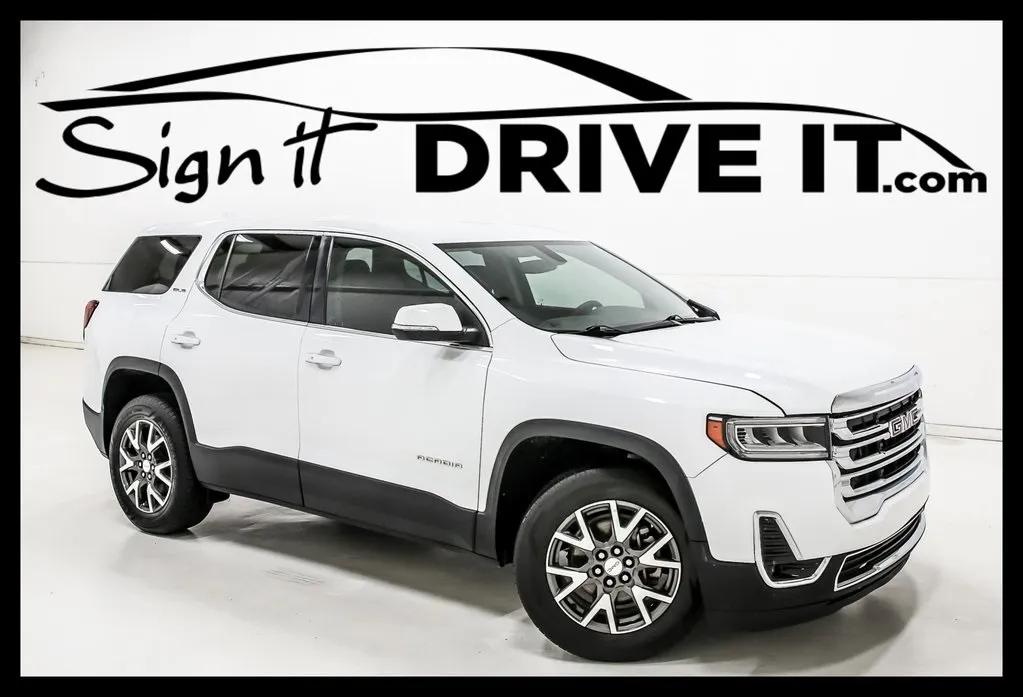 White 2020 GMC Acadia SLE for sale in Denton, TX