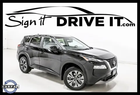 Black 2023 Nissan Rogue SV for sale in Denton, TX