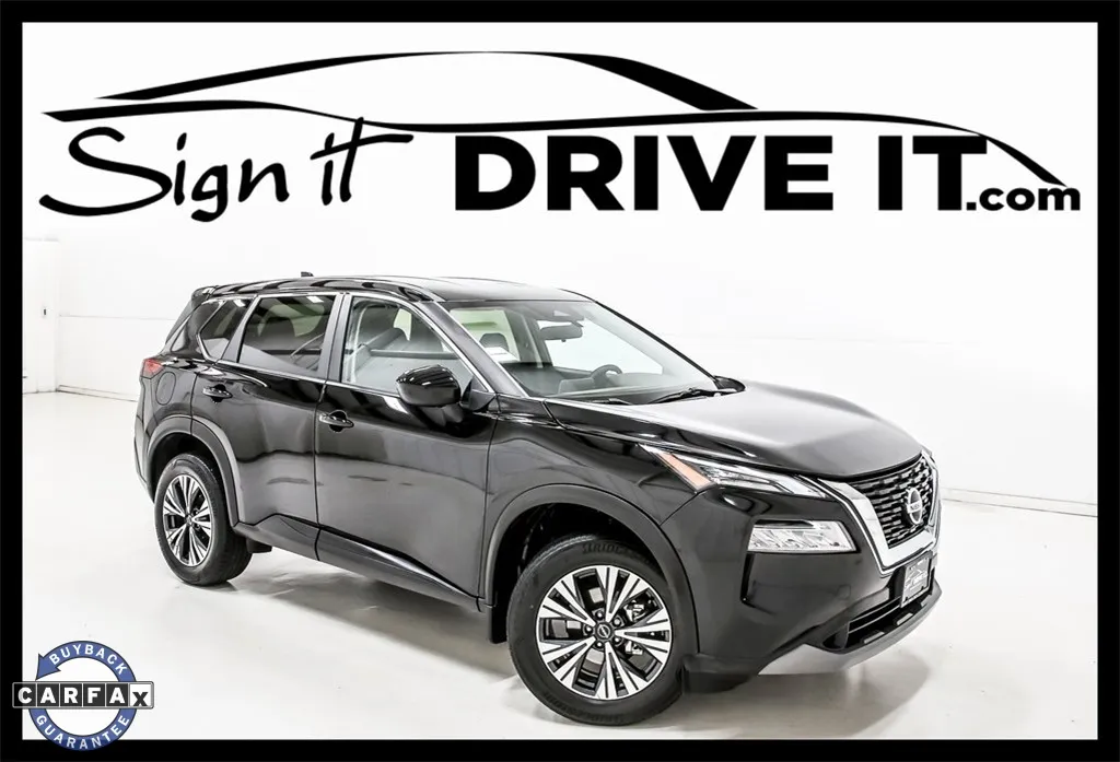 Black 2023 Nissan Rogue SV for sale in Denton, TX